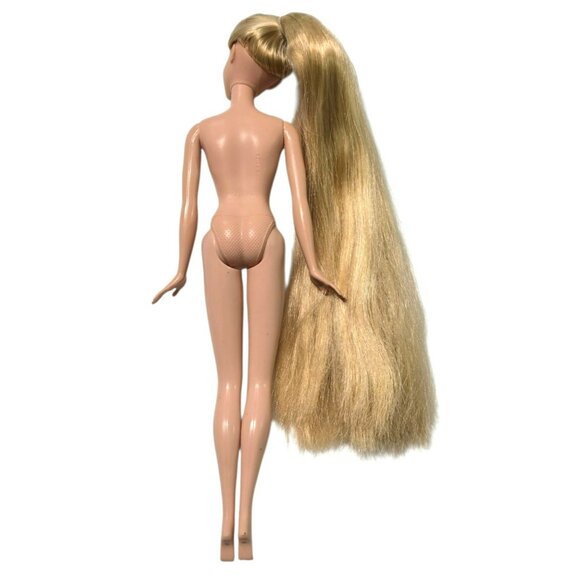 2009 Disney Rapunzel Doll Purple Dress Shoes Fashion Princess Long Blonde Hair - Picture 7 of 11